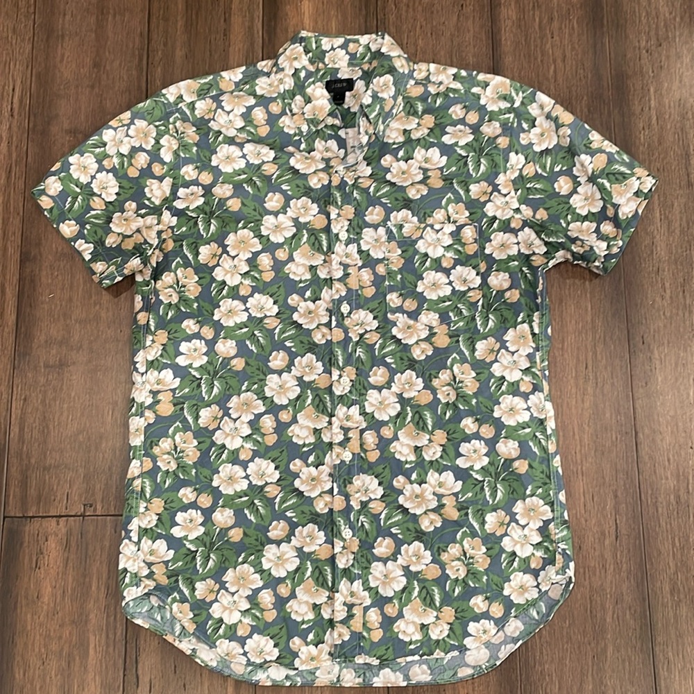 J. Crew Short Sleeve Button Down Shirt